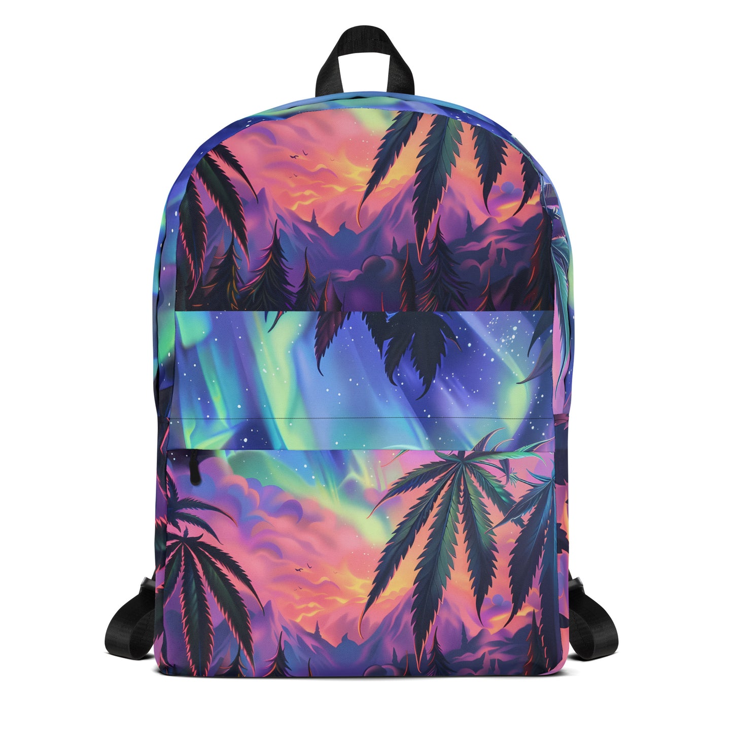 "Aurora Borealis" Weed Backpack