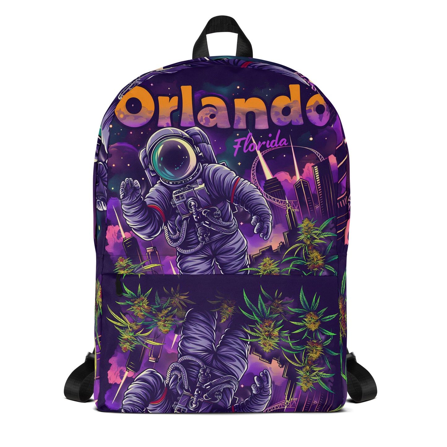 "Orlando Florida Astronaut" Weed Backpack