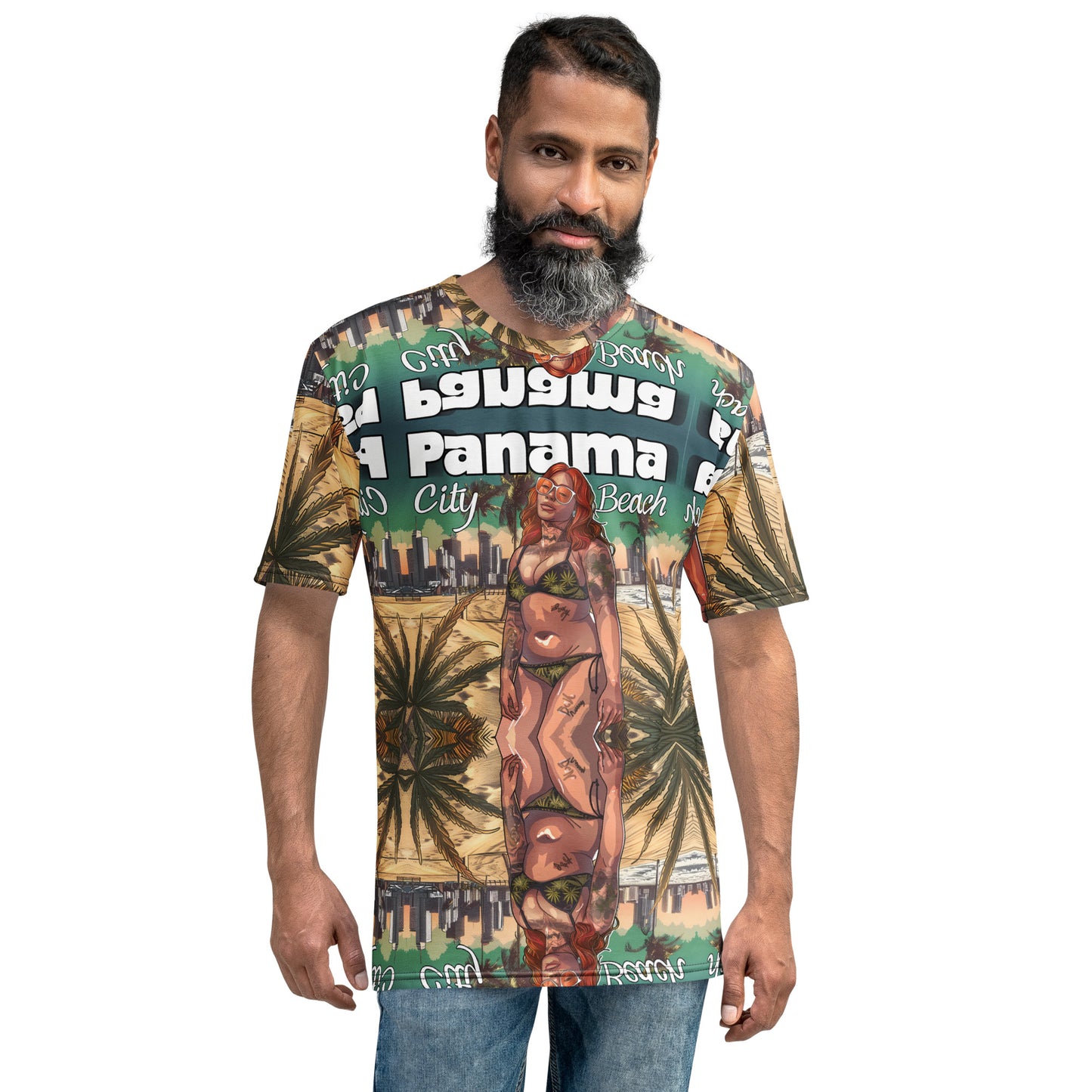 "Panama City Beach Florida" Weed t-shirt