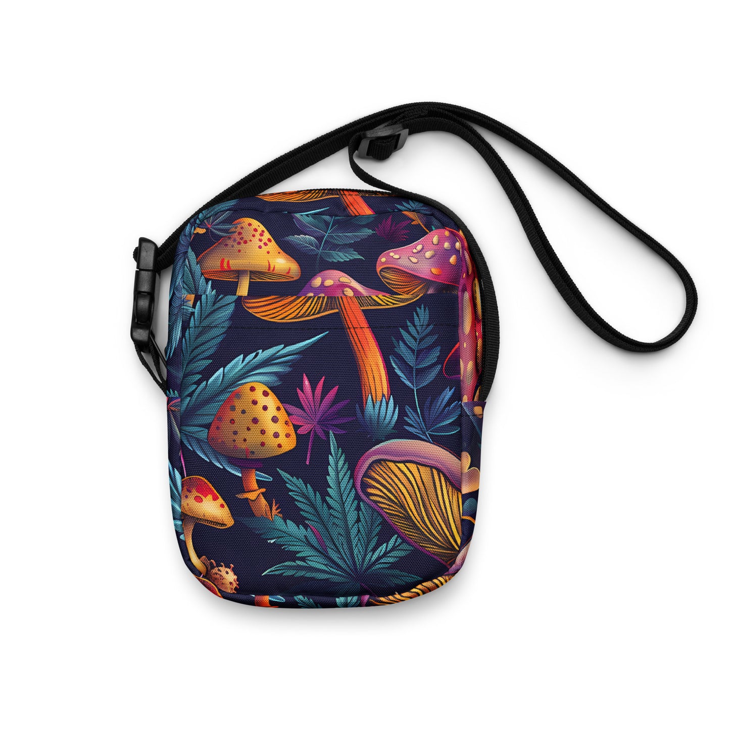 "Cannabis and Mushrooms" crossbody bag