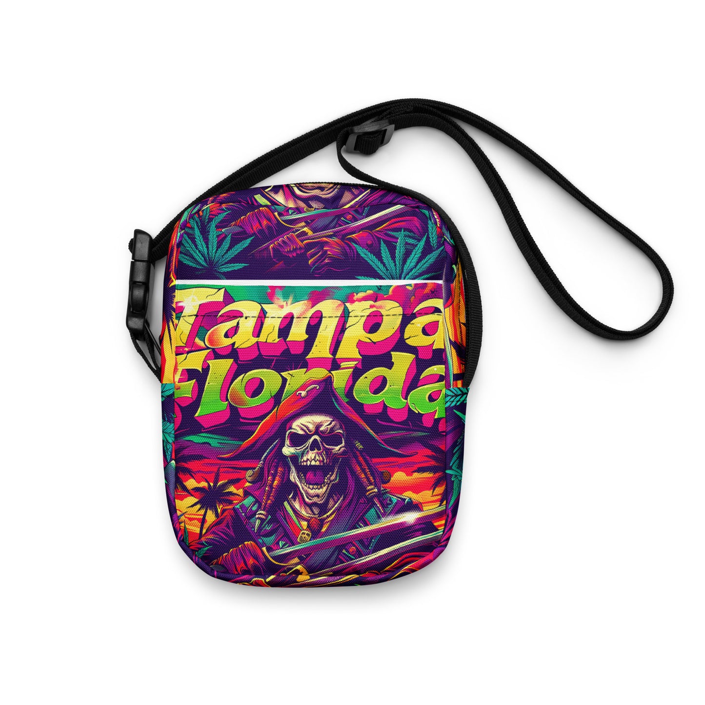 "Tampa Florida Pirate" Weed crossbody bag
