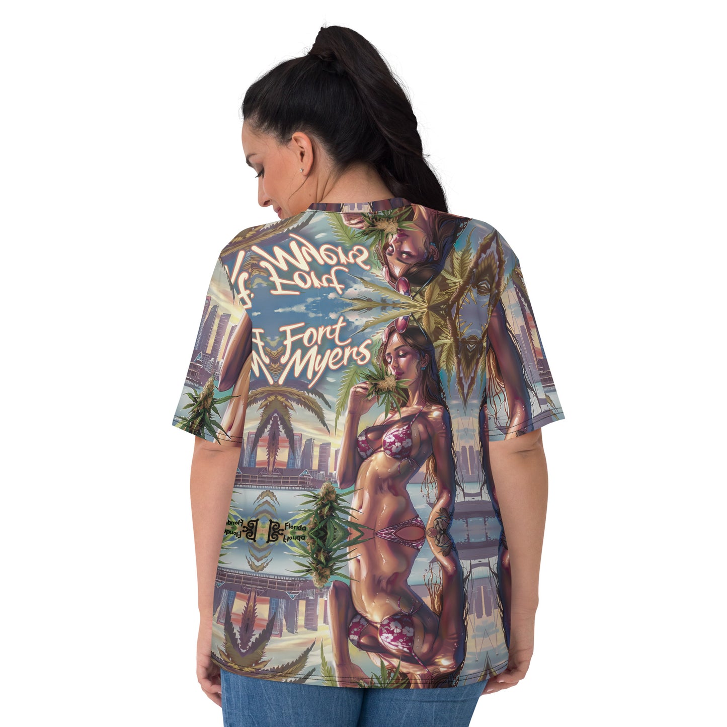 "Fort Myers Florida" Weed T-shirt