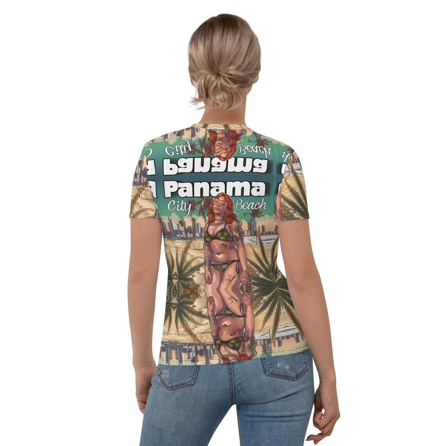 "Panama City Beach FL" Weed T-shirt