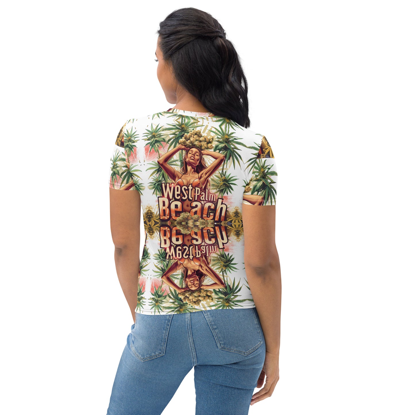 "West Palm Beach FL" Weed T-shirt
