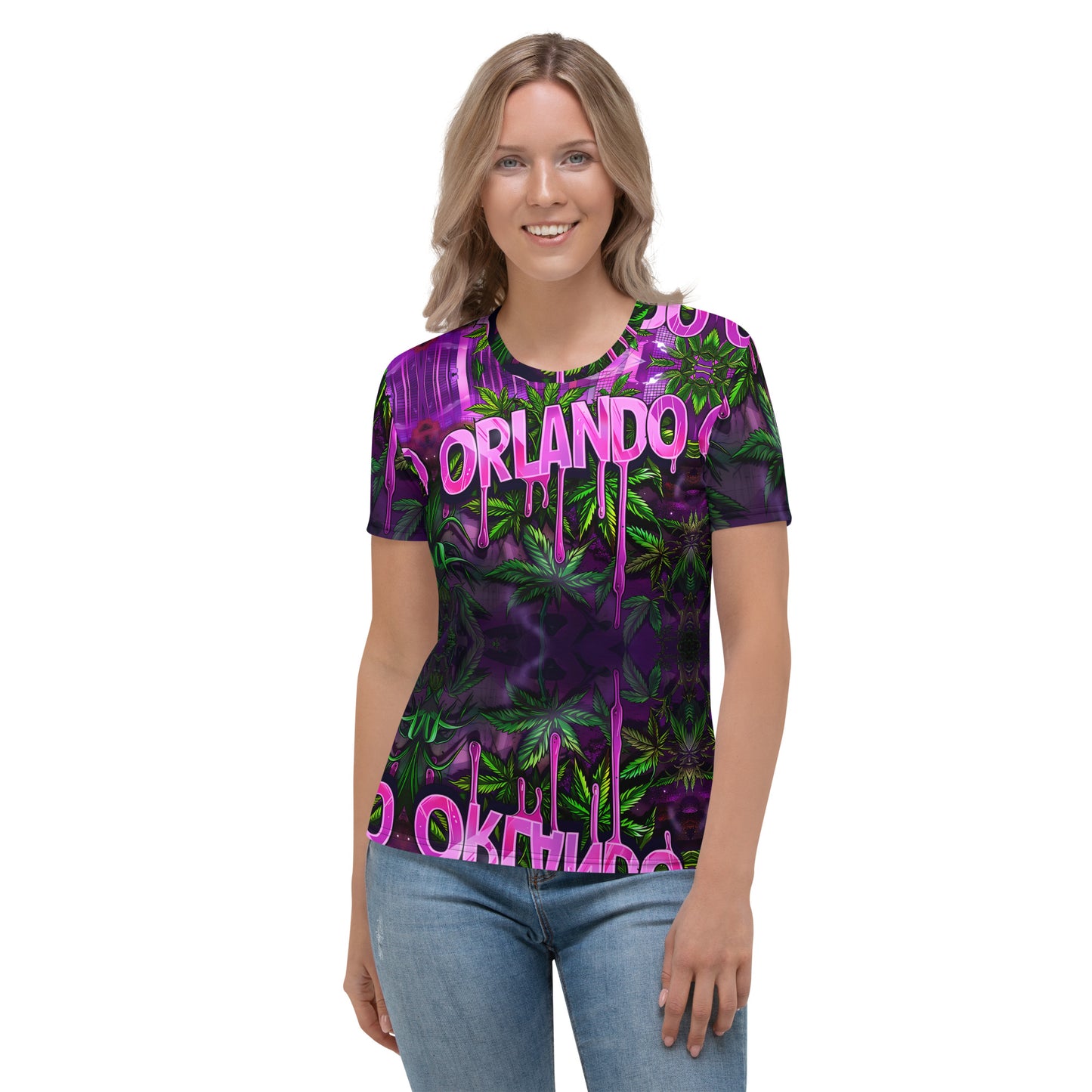 "Orlando Florida" Weed T-shirt