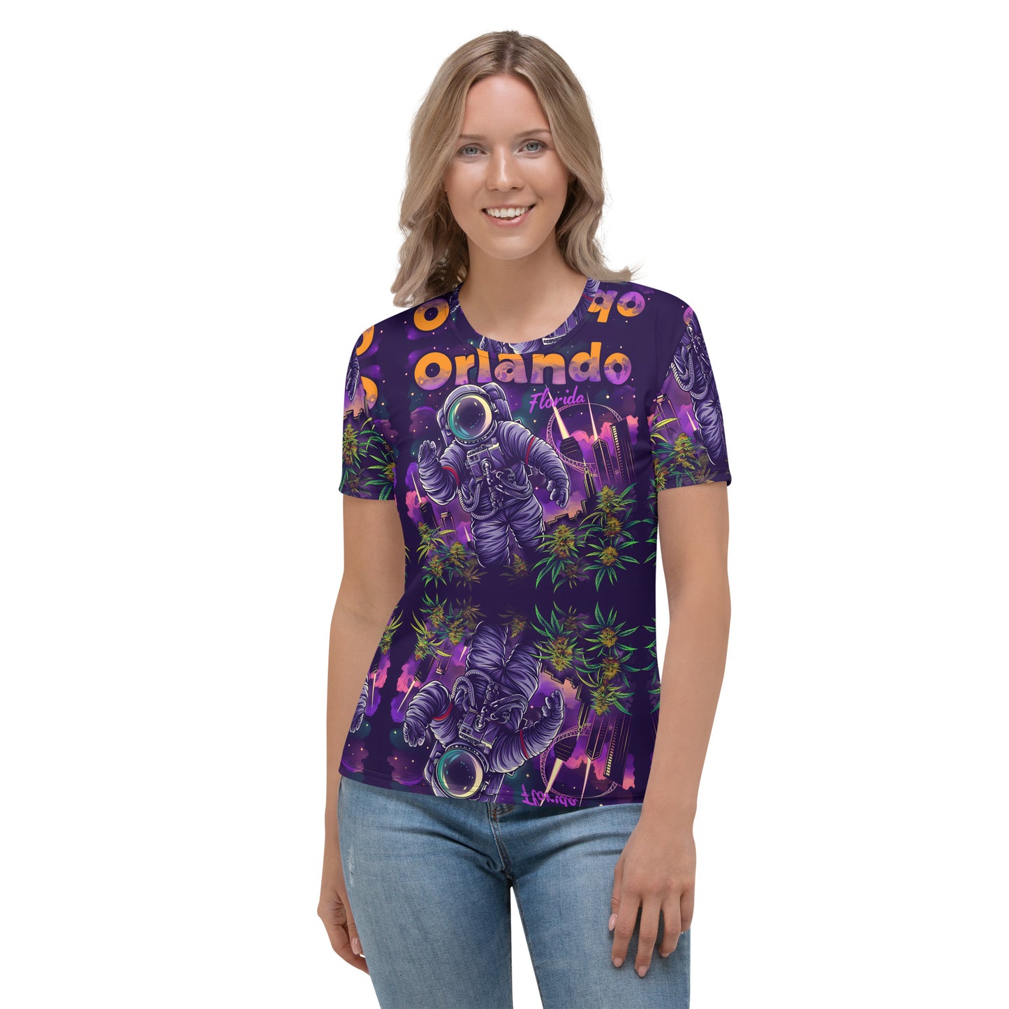 "Orlando Florida" Weed T-shirt