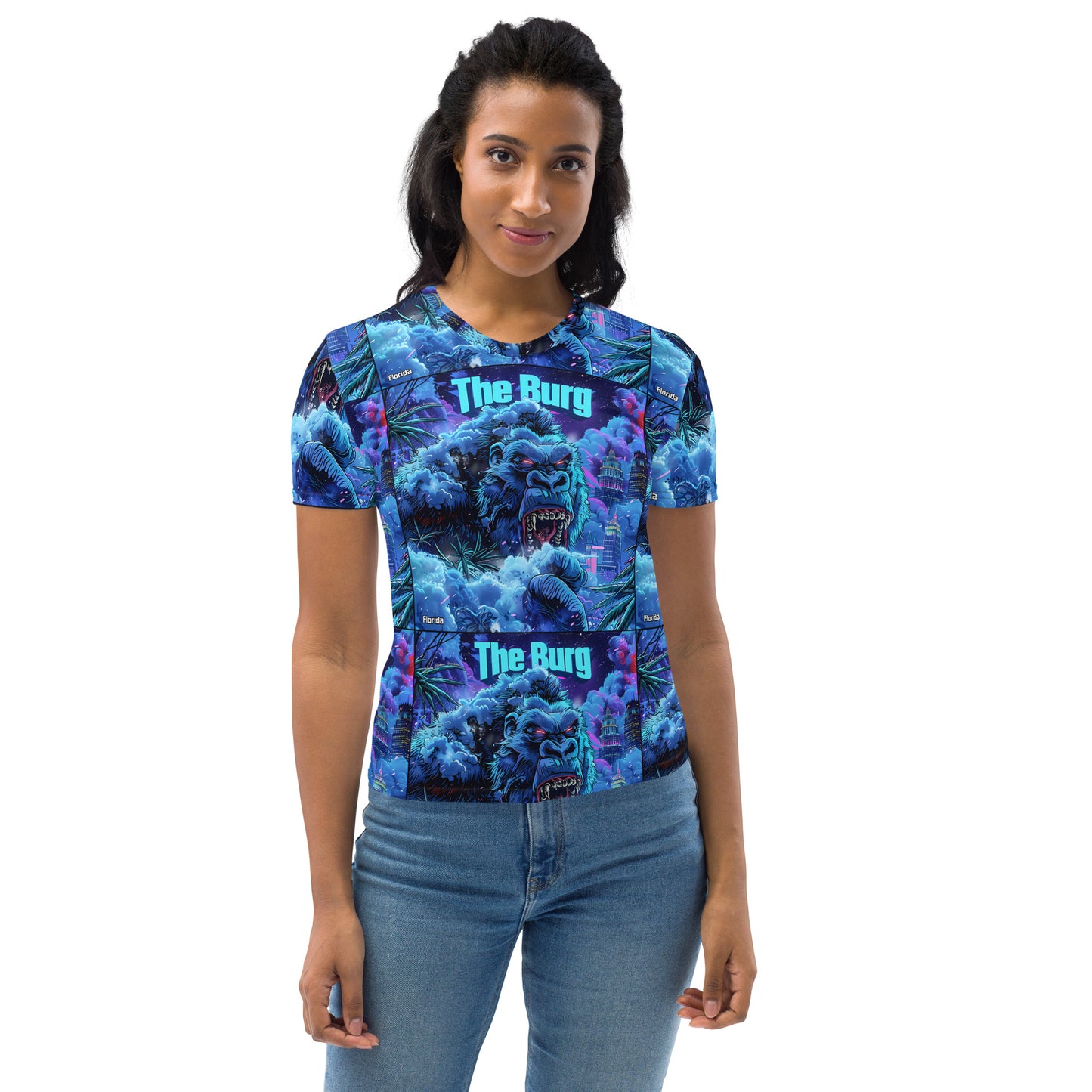 "The Burg FL Yeti Snow Ape" Weed T-shirt