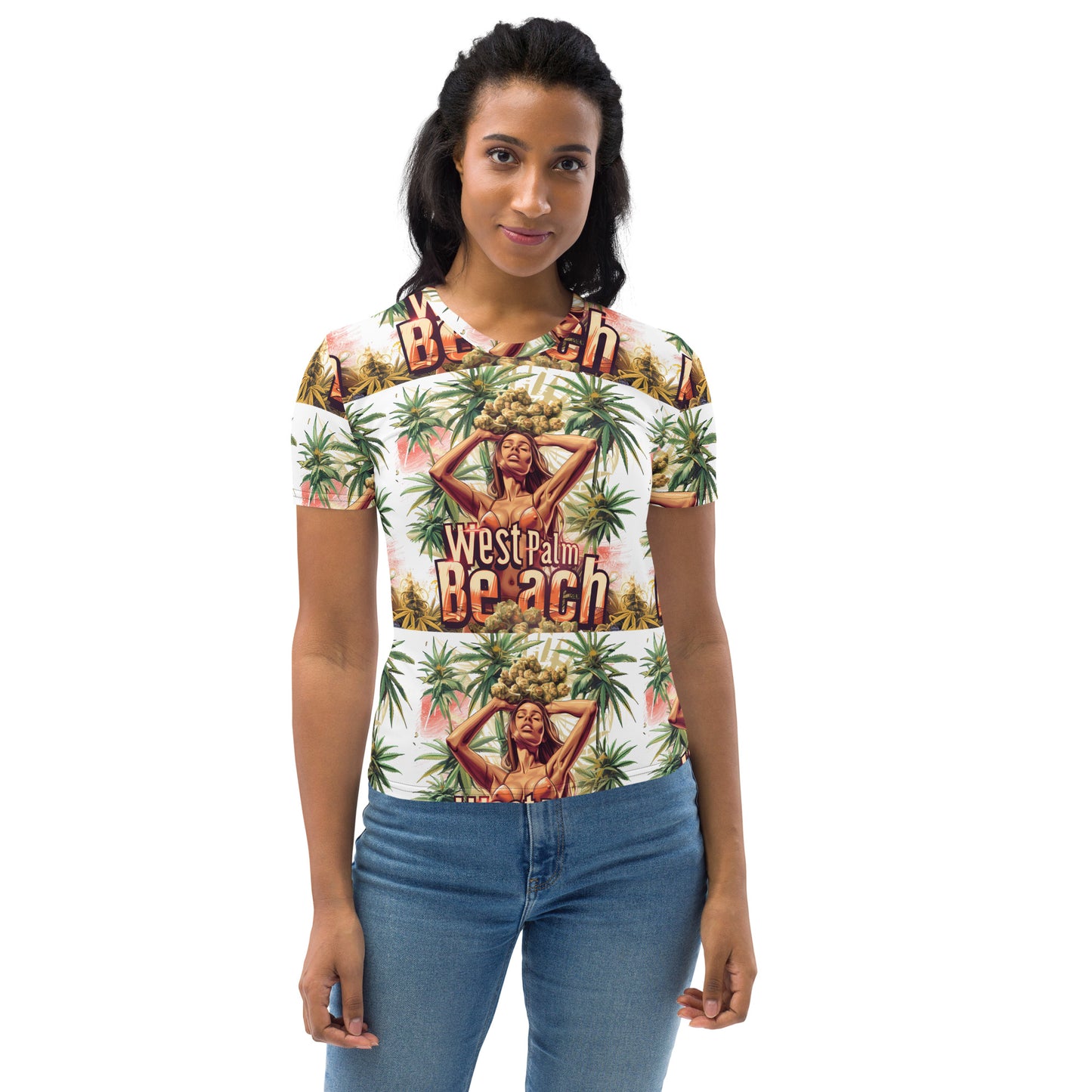 "West Palm Beach FL" Weed T-shirt