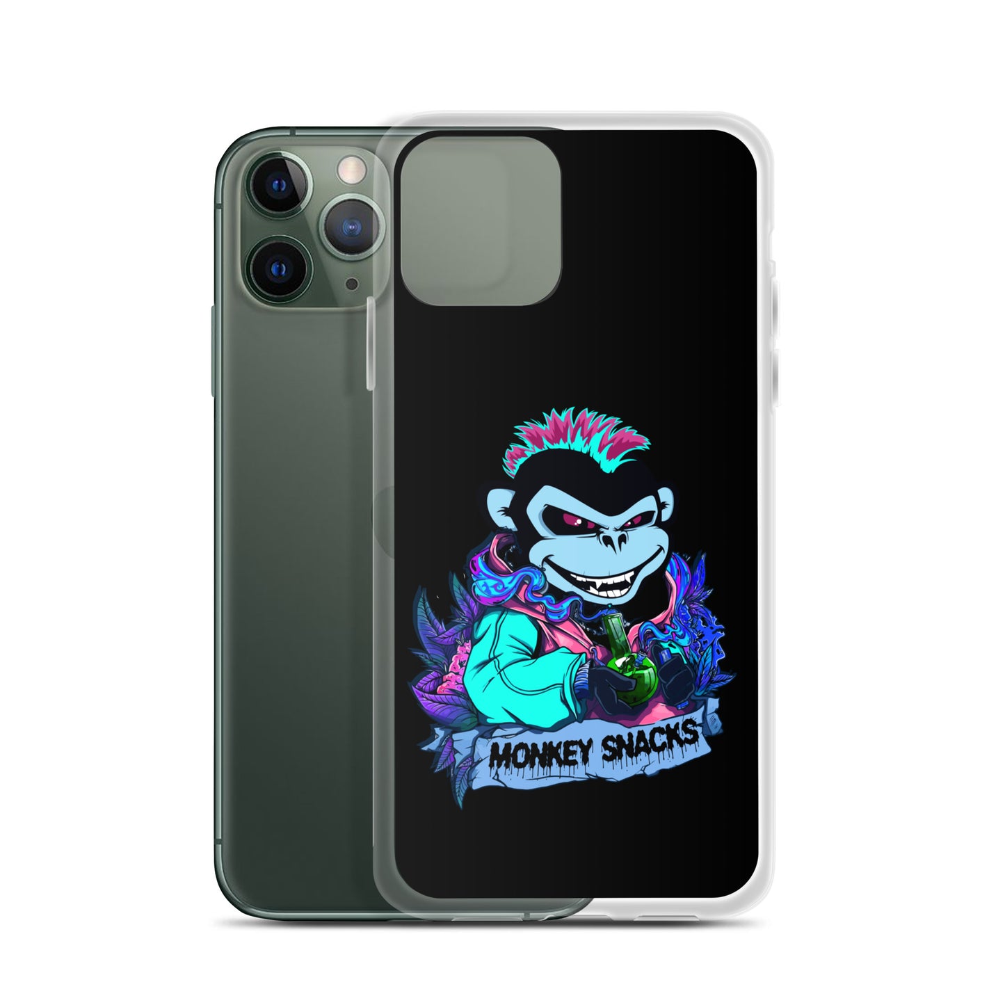 "Monkey Snacks" iPhone case