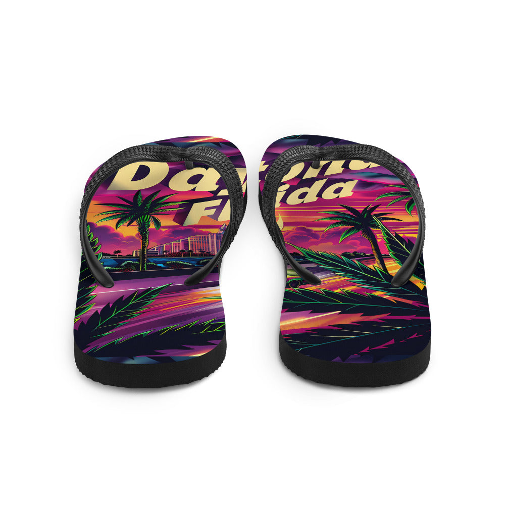 "Daytona Florida" Weed Flip-Flops