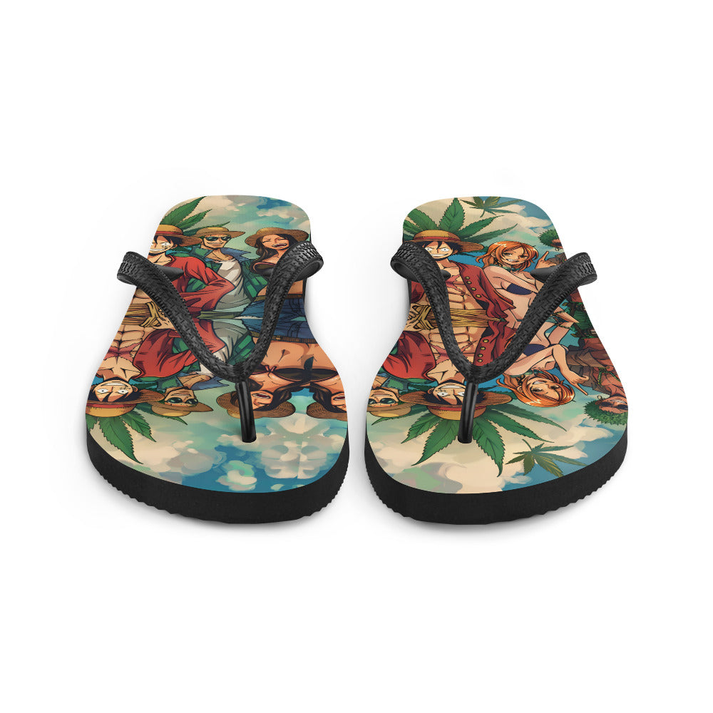 "One piece" Weed Flip-Flops