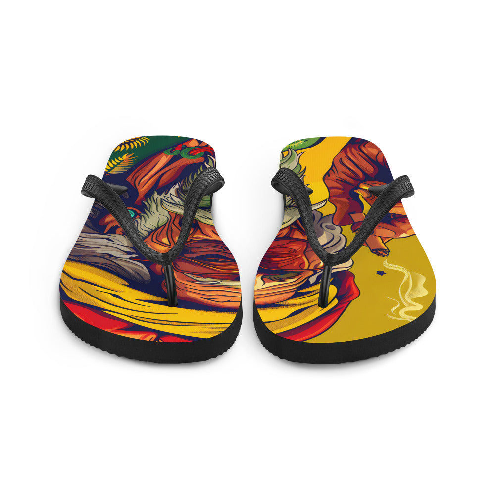 "Old Stoner" Flip-Flops