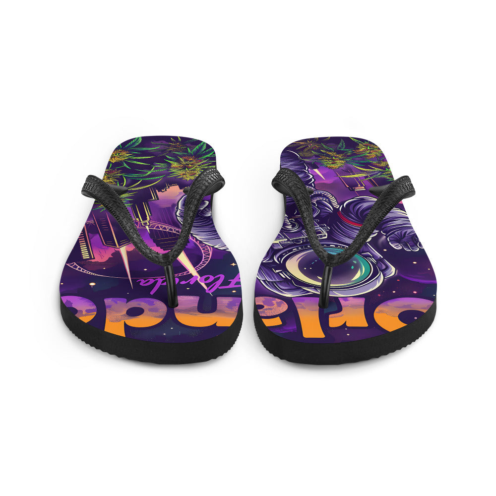 "Orlando Florida" Weed Flip-Flops