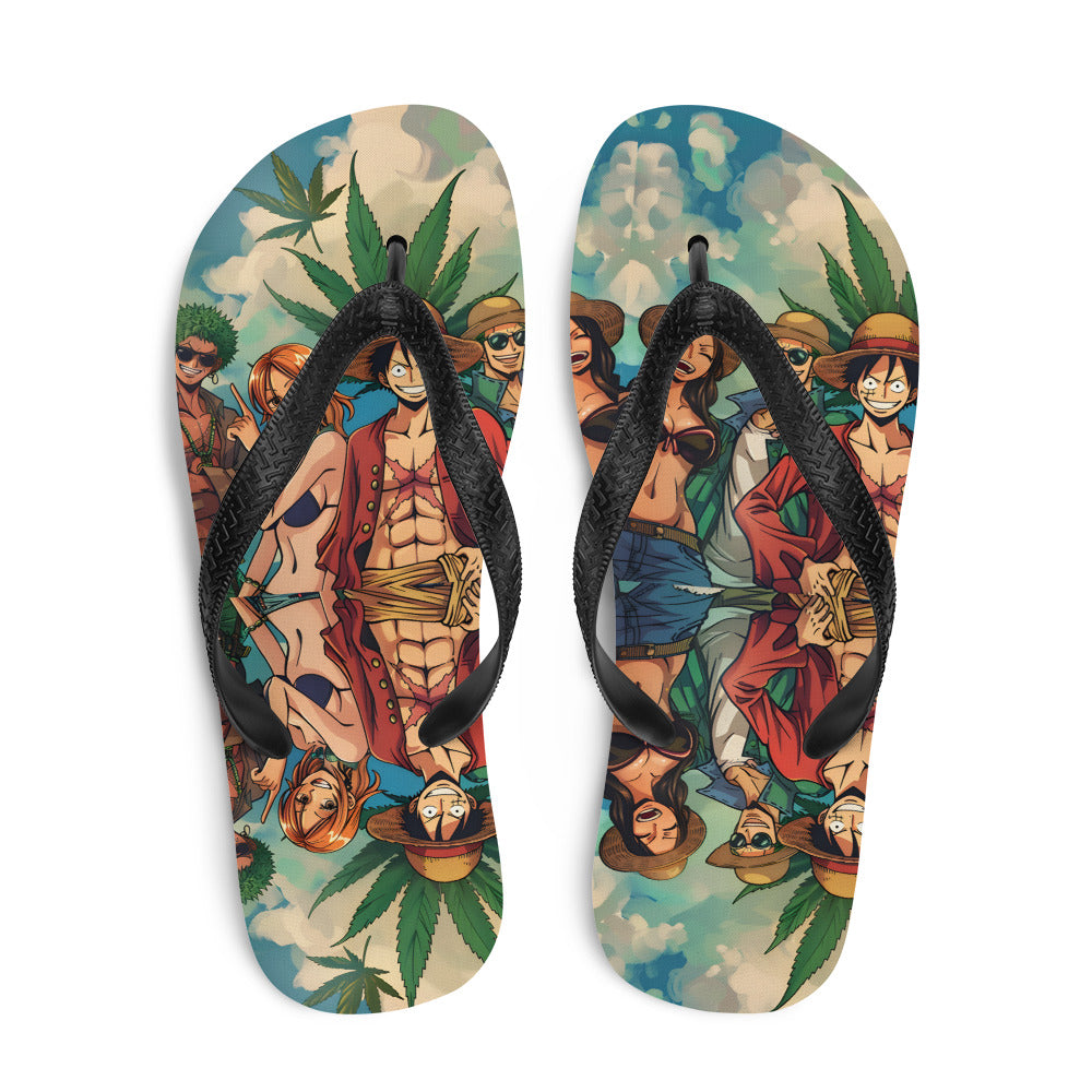 "One piece" Weed Flip-Flops