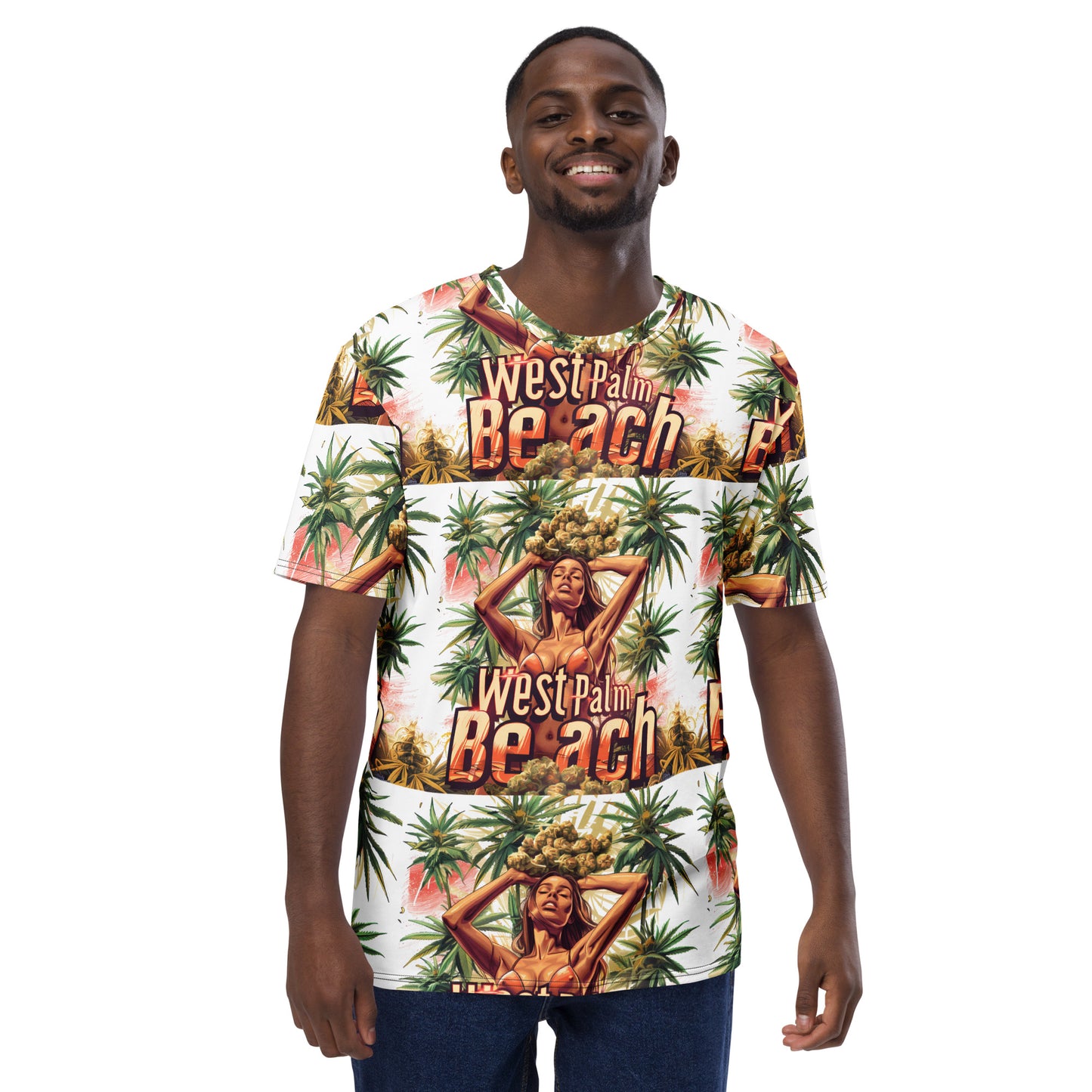 "West Palm Beach FL" Weed t-shirt