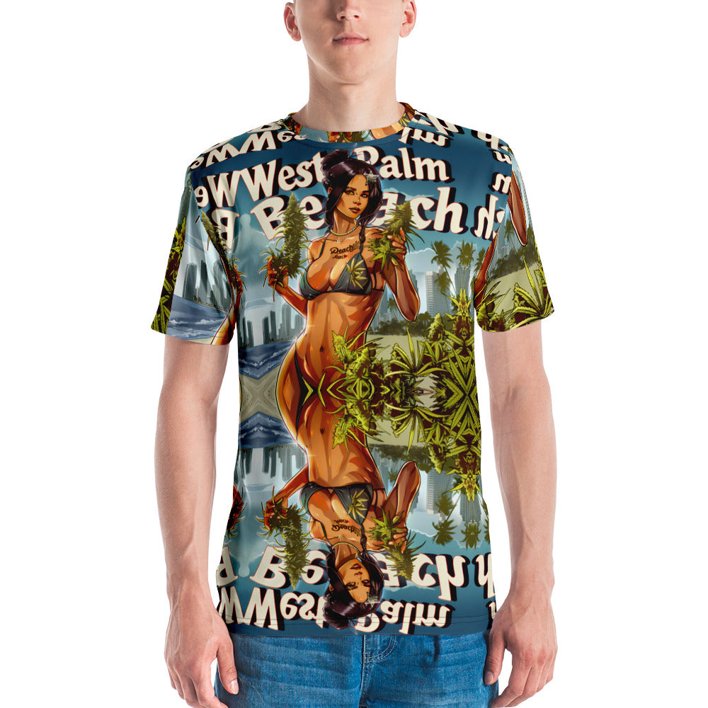 "West Palm Beach FL" Weed t-shirt